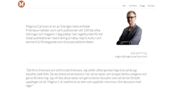 Desktop Screenshot of magnuscarlsson.com