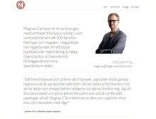 Tablet Screenshot of magnuscarlsson.com